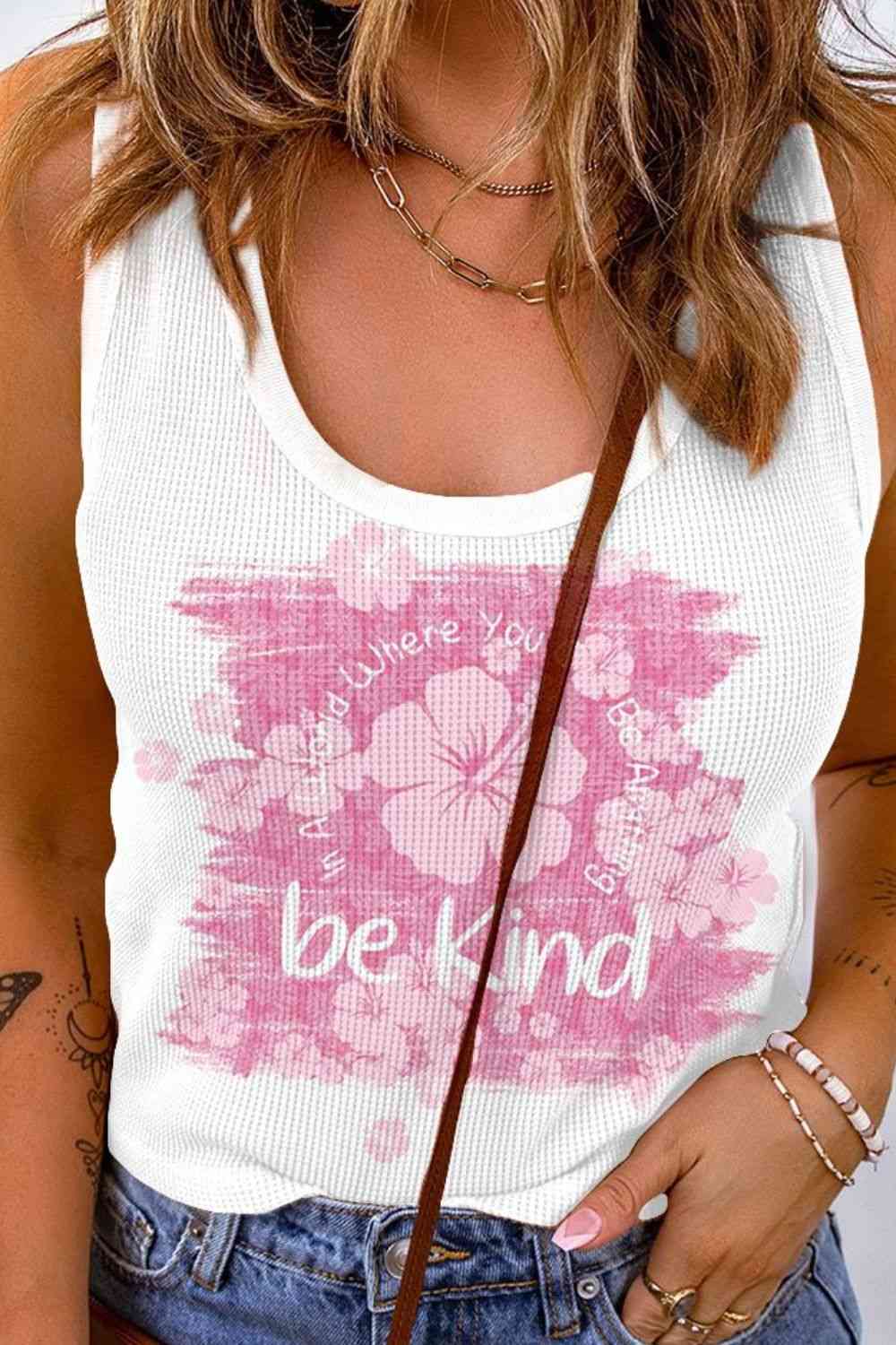 BE KIND Ladies Tank Top - Premium Ladies Tank Top -  Follower Of Faith Apparel Be kind tank top, Christian summer tank tops, Graphic tank top for women, Ladies summer tank tops, new, new arrival, new arrivals, Ship From Overseas, summer tank tops, SYNZ, Womens tank top, Womens top Shop our Christian T-Shirts & Apparel