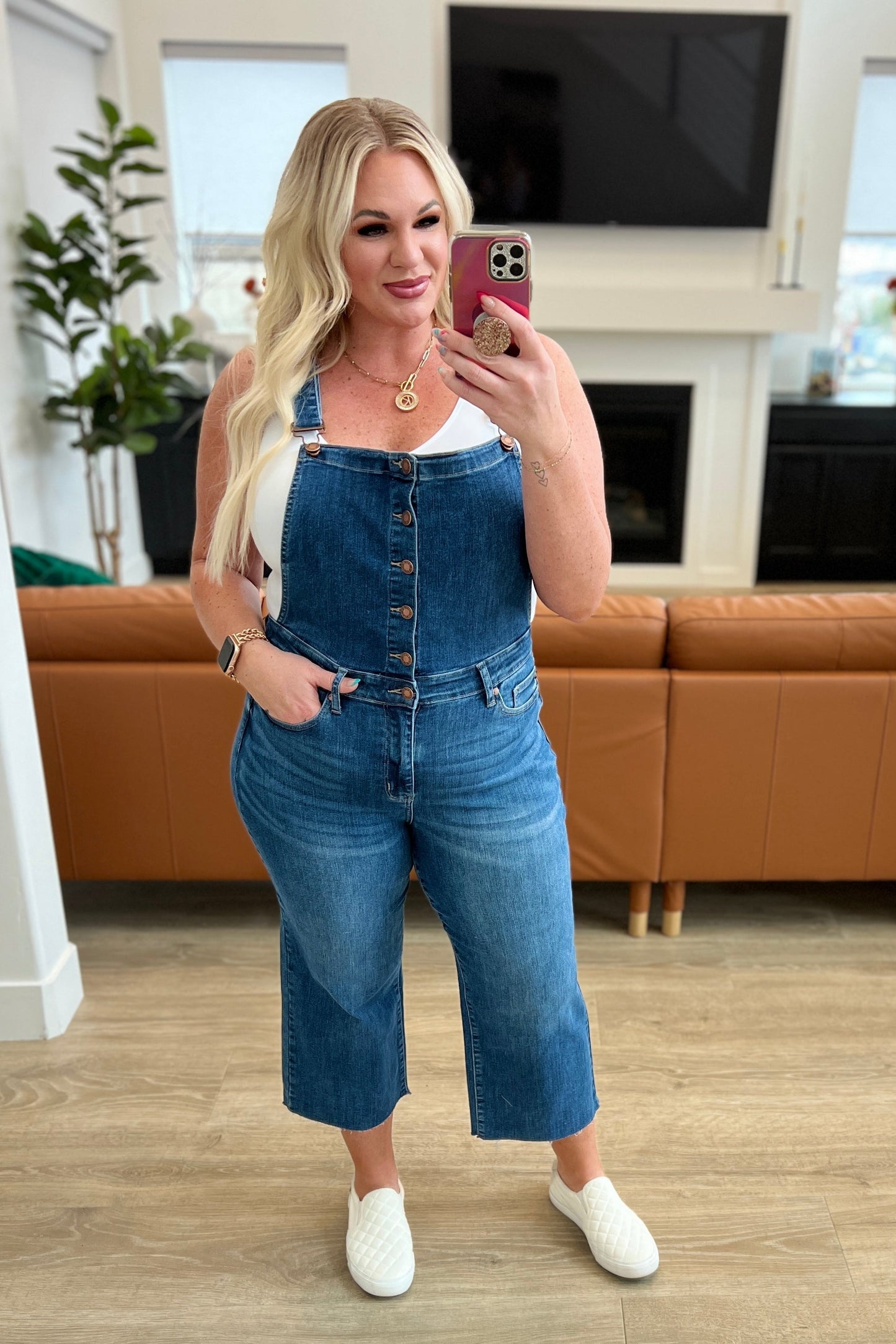 Judy Blue Priscilla High Rise Crop Wide Leg Denim Overall Jeans - Premium Overalls -  Follower Of Faith Apparel 1XL, 2-21-2024, 2XL, 3-7-2024, 3XL, 88676, Bottoms, Crop, Denim, JB Judy Blue, JB2-21-2024, JBAvailableNow, Judy Blue, Judy blue crop, Judy blue crop overalls, Judy blue overall jeans, Judy blue overalls, ladies overalls, Large, Medium, new, new arrival, new arrivals, Sale, Small, XL Shop our Christian T-Shirts & Apparel