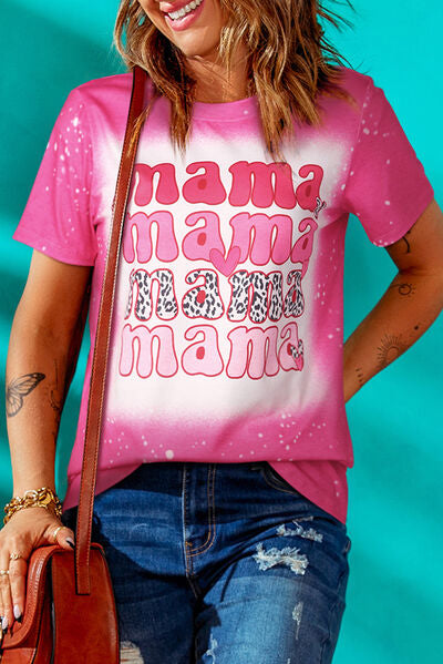 MAMA Bleached Ladies T-Shirt - Premium Ladies T-Shirt -  Follower Of Faith Apparel Mama apparel, Mama bleached tee, Mama tee, Mama tshirt, mothers day gift, Mothers day tshirt, new arrival, new arrivals, Sale, Ship From Overseas, SYNZ, Womens t shirt, Womens tee Shop our Christian T-Shirts & Apparel